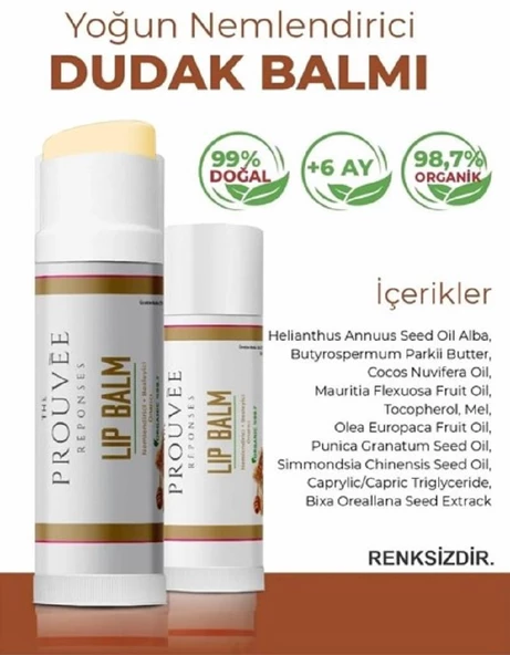 The Prouvée Réponses Organik Dudak Lip Balm Ballı 5 ml - 3