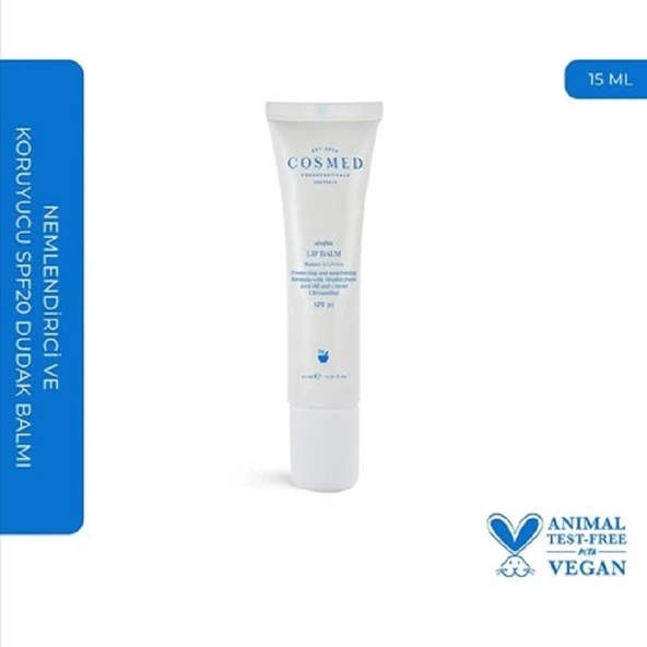 Cosmed Atopia Lip Balm - Nemlendirici ve Koruyucu Dudak Balmı SPF20 15 ml - 2