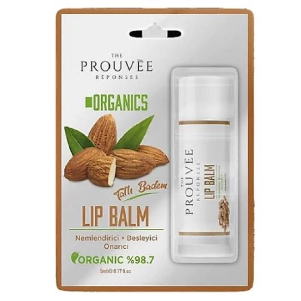 The Prouvée Réponses Organik Dudak Lip Balm Tatlı Badem 5 ml