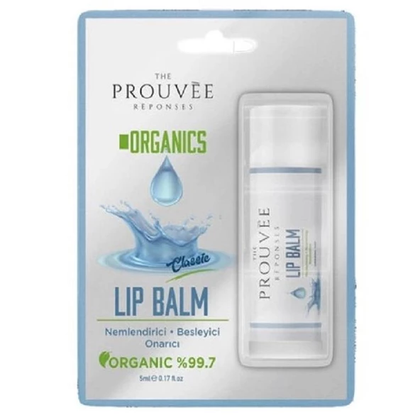The Prouvée Réponses Organik Dudak Lip Balm Klasik 5 ml ürün görseli