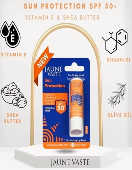 Jaune Vaste Sun Protection SPF50+ Lip Stick - 12'li Stand - 3