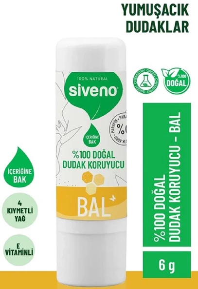 Siveno Lip Dudak Kremi Bal 6 gr - 2