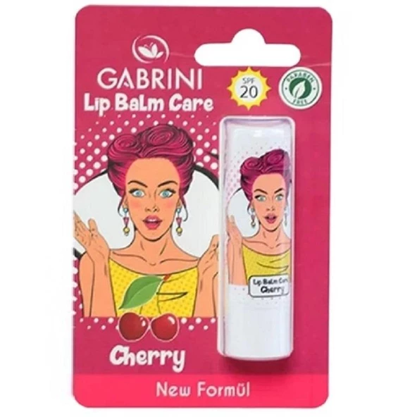 Gabrini Lip Balm Care Cherry 5 gr ürün görseli