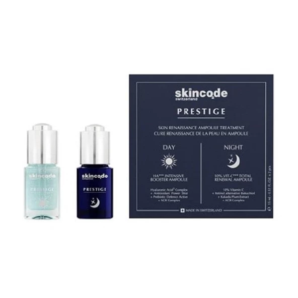 Skincode Prestige Gece ve Gündüz Bakım Ampul Seti