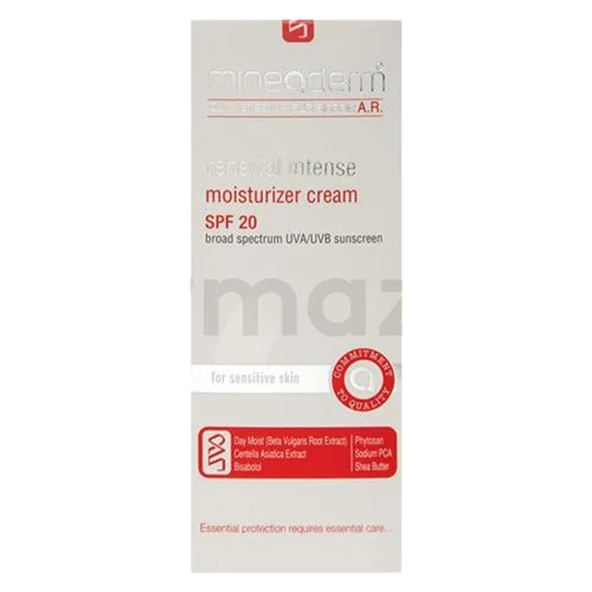 Mineaderm Renewal Intense Moisturizer AR Cream SPF20 50 ml - Kızarıklık Önleyici Bakım Kremi