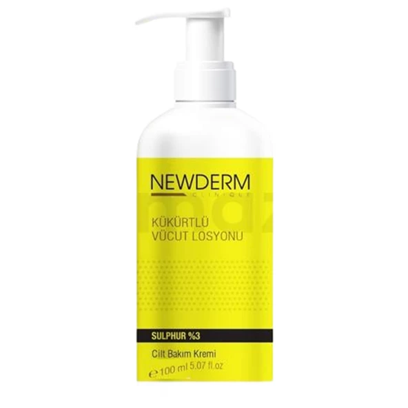 Newderm Kükürtlü Vücut Losyonu 100 ml