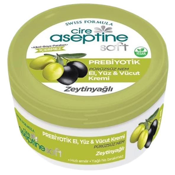 Cire Aseptine Soft Zeytinyağlı Özlü Prebiyotik Krem 200 ml ürün görseli