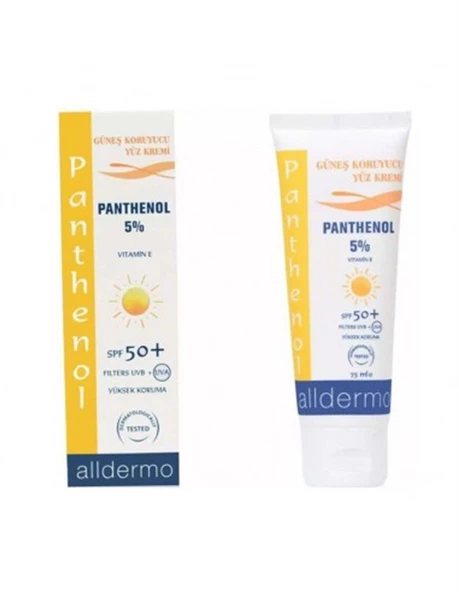 Alldermo Güneş Koruyucu Yüz Kremi SPF50+ 75 ml - Resim 3