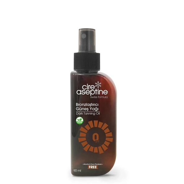 Cire Aseptine Bronzlaştırıcı Güneş Yağı SPF0 200 ml