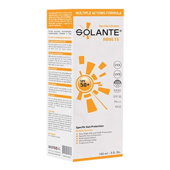 Solante Gold Güneş Koruyucu Losyon SPF50+ 150 ml ürün görseli