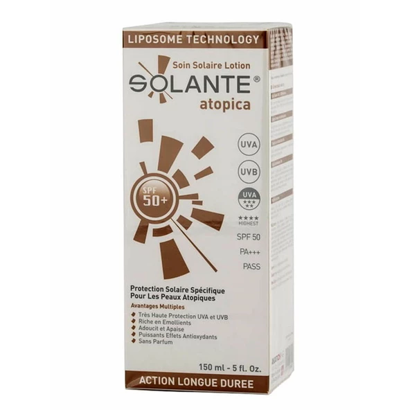 Solante Atopica Sun Care Lotion SPF50 150 ml ürün görseli