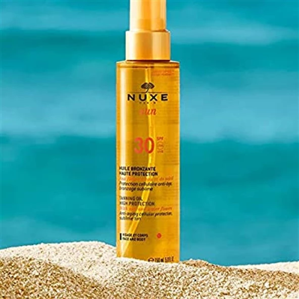 Nuxe Huile Solaire Bronzlaştırıcı Yüz ve Vücut Yağı SPF30 150 ml