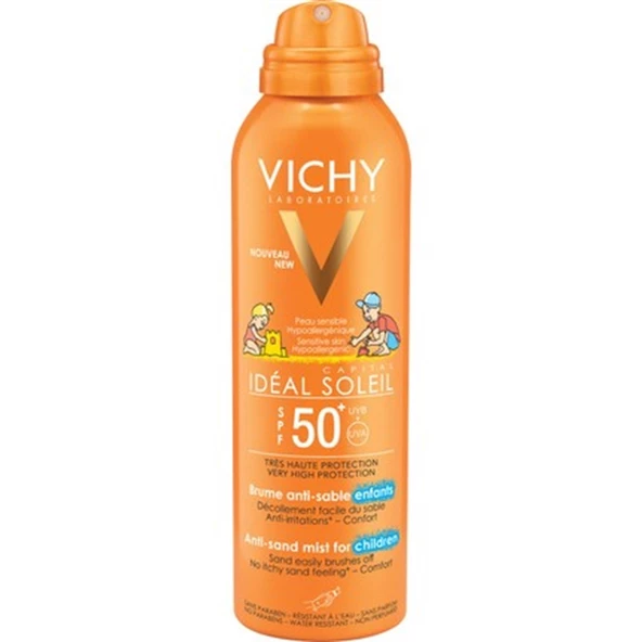 Vichy Capital Ideal Soleil Çocuklar için Kum Yapışmalarına Karşı Çok Yüksek Korumalı Sprey SPF50 200 ml ürün görseli