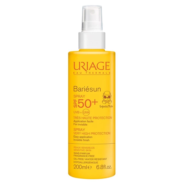 Uriage Bariesun Nemlendirici Çocuk Güneş Koruyucu Spray SPF50+ 200 ml