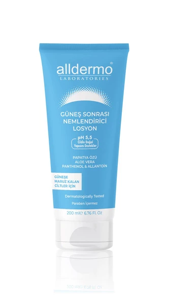 Alldermo After Sun Krem 200 ml - Resim 2