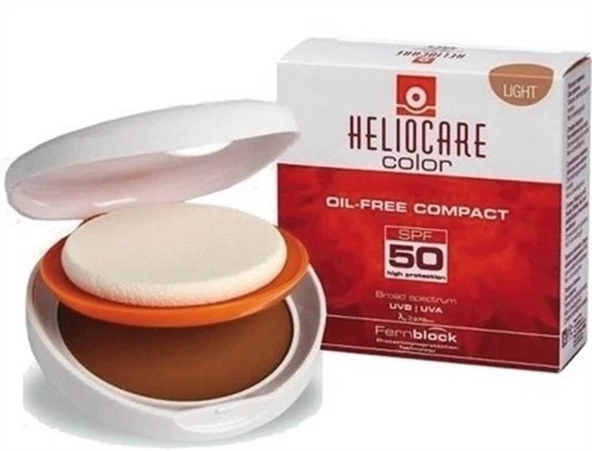 Heliocare Color Oil Free Compact Sunscreen SPF50 10 gr - Light ürün görseli