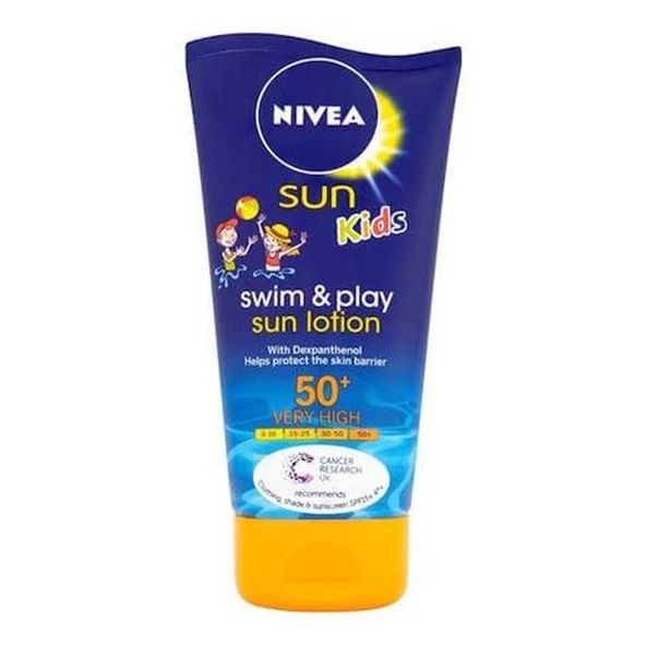 Nivea Sun Çocuk Güneş Sütü Dexpanthenol İçerikli Nemlendirici SPF50+ 150 ml