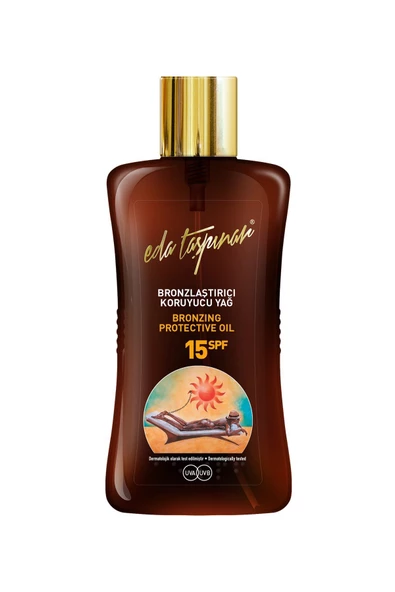 Eda Taşpınar Bronzlaştırıcı Koruyucu Yağ SPF15 200 ml ürün görseli