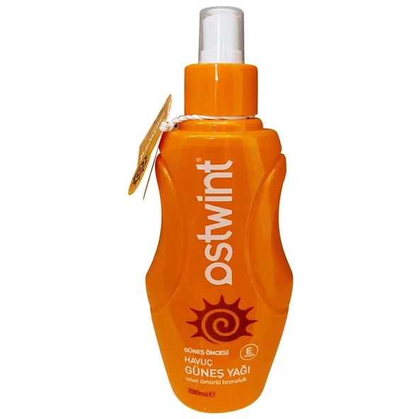 Ostwint Havuç Özlü Bronzlaştırıcı Güneş Yağı 200 ml ürün görseli