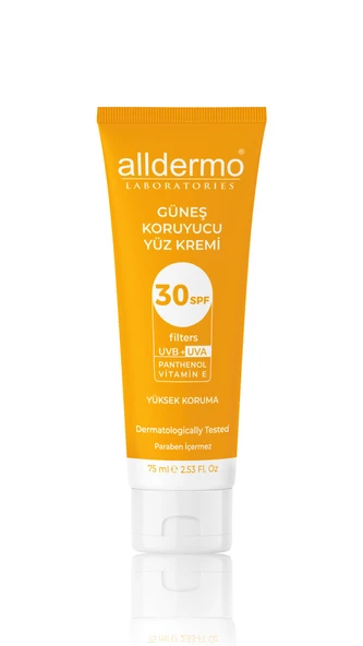 Alldermo SPF30 Yüz Kremi 75 ml - Resim 2