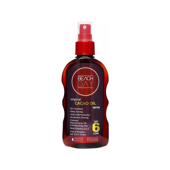 Beach Day Cacao Oil Sprey SPF6 150 ml ürün görseli