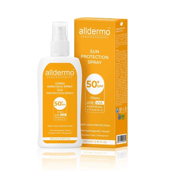 Alldermo Güneş Kremi Sprey SPF50+ 200 ml ürün görseli