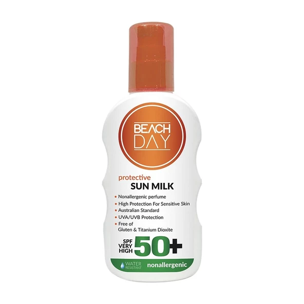 Beach Day Milk Allergy Sprey SPF50+ 150 ml - Resim 2