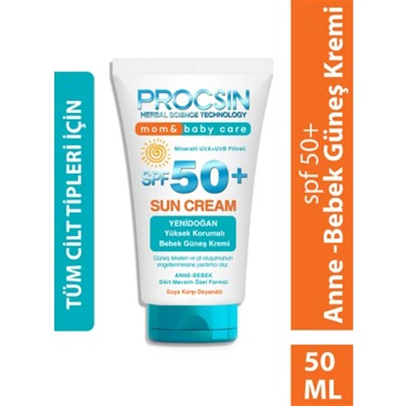 Procsin Baby Bebek Güneş Kremi SPF50+ 50 ml