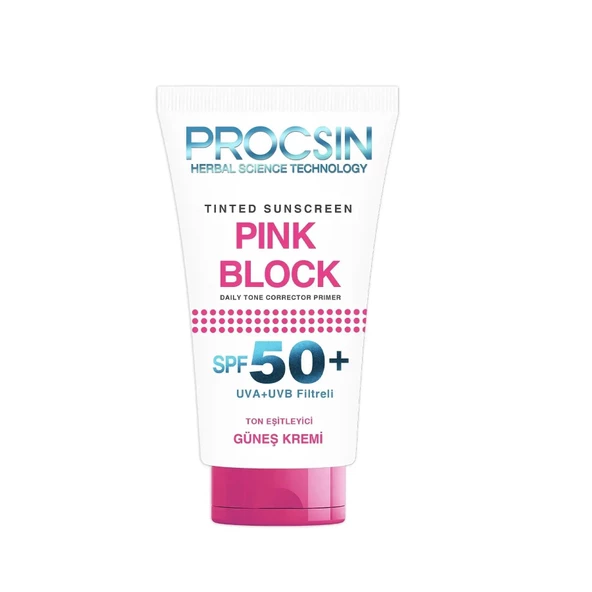 Procsin Pink Block Aydınlatıcı Güneş Kremi SPF50+ 50 ml ürün görseli