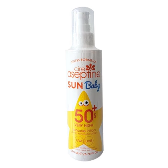Cire Aseptine Baby Sun SPF50+ 200 ml ürün görseli