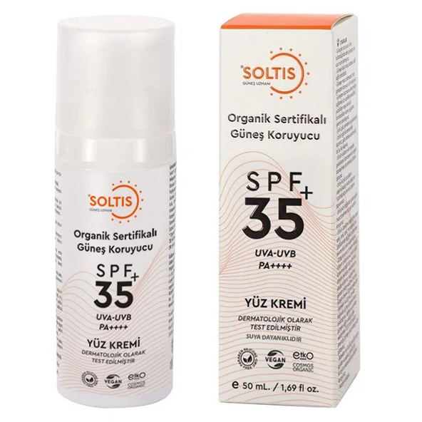Soltis Organik Güneş Koruyucu Krem SPF35+ 50 ml ürün görseli