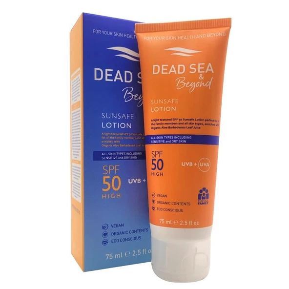 Dead Sea & Beyond Sunsafe Lotion SPF50 75 ml ürün görseli