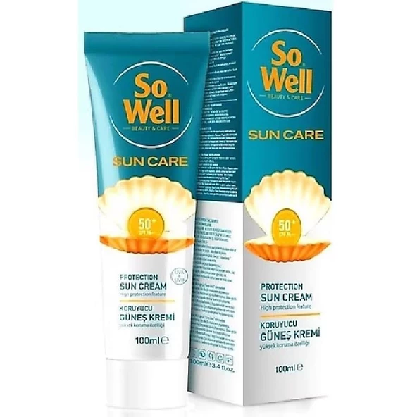 So Well Güneş Kremi SPF50+ 100 ml ürün görseli