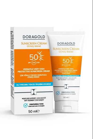 Doragold Güneş Koruyucu Krem SPF50 50 ml