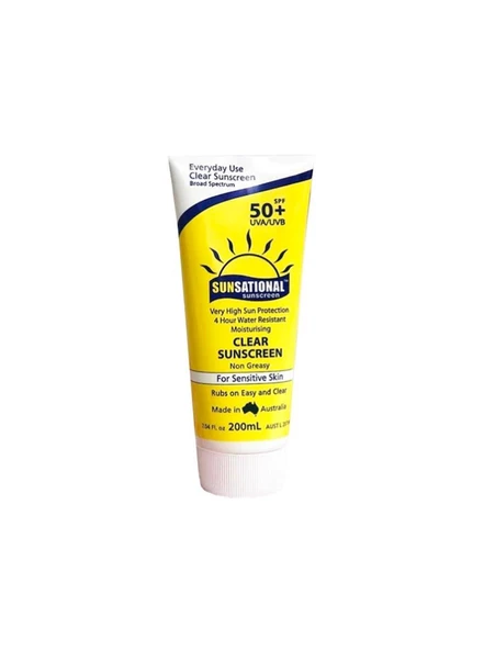 Sunsational Clear Sunscreen SPF50 200 ml