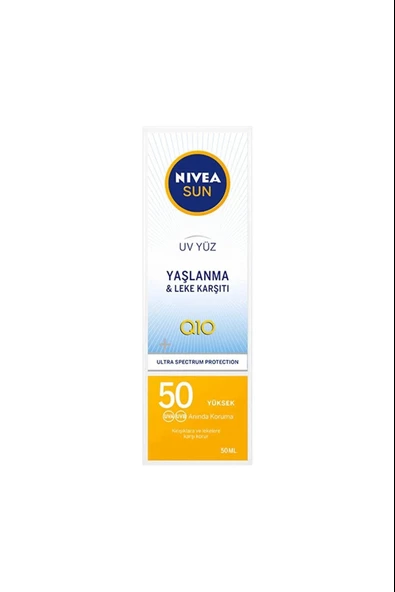 Nivea Yüz Kremi Yaşlanma & Leke Karşıtı SPF50 50 ml - Resim 3