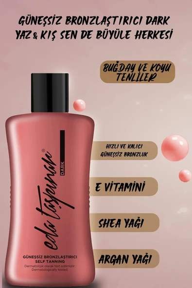 Eda Taşpınar Güneşsiz Bronzlaştırıcı Self Tanning Dark 200 ml - 3