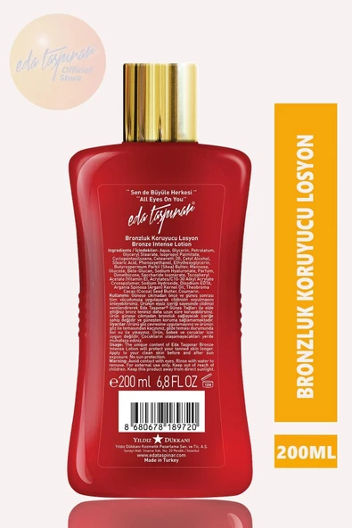 Eda Taşpınar Bronzluk Koruyucu Losyon 200 ml - Resim 2