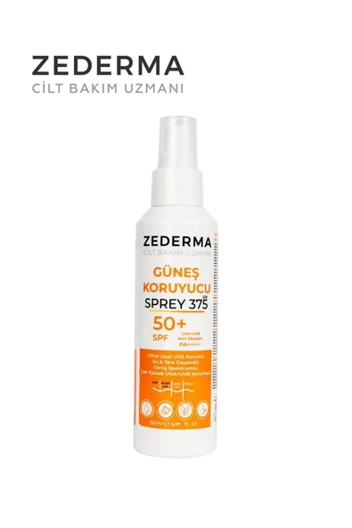 Zederma Güneş Koruyucu Sprey Ultra Uzun UVA Koruması Su ve Tere Dayanıklı SPF50+ 150 ml ürün görseli