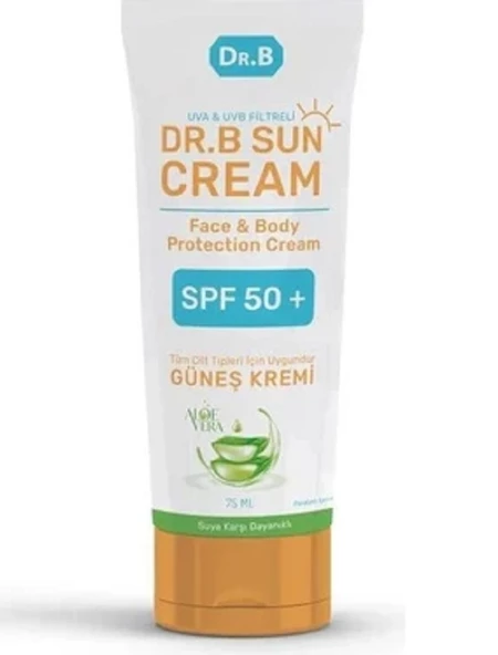 Dr. B Sunscreen Lotion Aloe Vera Özlü SPF50+ 150 ml