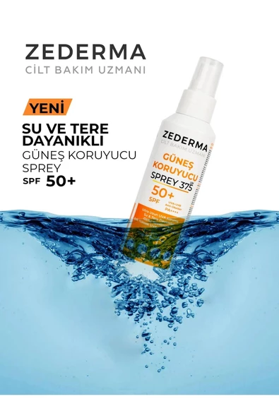 Zederma Güneş Koruyucu Sprey Ultra Uzun UVA Koruması Su ve Tere Dayanıklı SPF50+ 150 ml - Resim 2