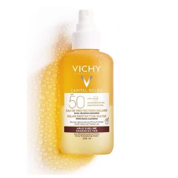 Vichy Capital X Eau Bronze With Beta Carotene Vücut Spreyi SPF50+ 200 ml ürün görseli