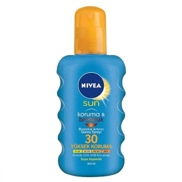 Nivea Sun Güneş Spreyi Koruma & Bronzluk SPF30 200 ml ürün görseli