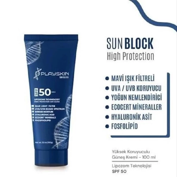 Playskin Sun Block SPF50+++ 100 gr