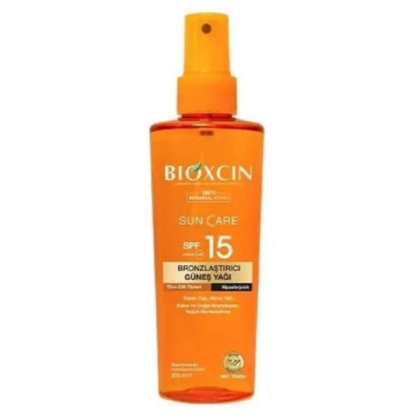 Bioxcin Sun Care Bronzlaştırıcı Güneş Yağı SPF15 200 ml ürün görseli