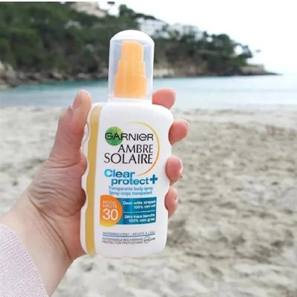 Garnier Ambre Solaire Clear Protect Yüksek Koruma Güneş Kremi SPF30 200 ml - Resim 3