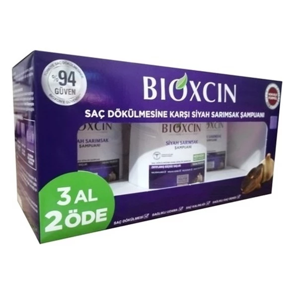 Bioxcin Siyah Sarımsak Şampuanı 300 ml - 3 Al 2 Öde (139,80 TL Etiketli) ürün görseli