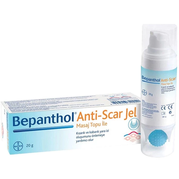 Bepanthol Anti Scar Jel 20 gr (Yara Karşıtı Masaj Topu ile)