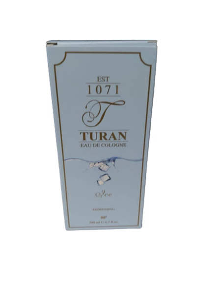 Turan Parfümlü Kolonya Ice 80° 200 ml