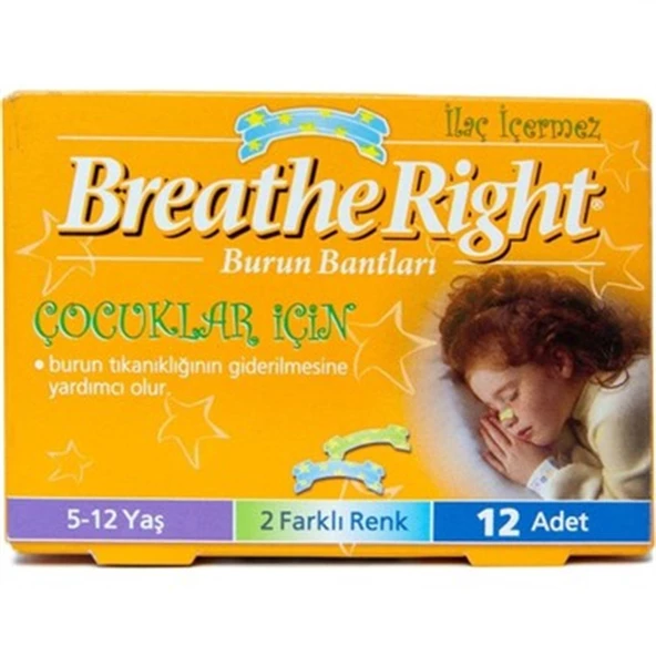 Breathe Right Burun Bandı Çocuk 12'li